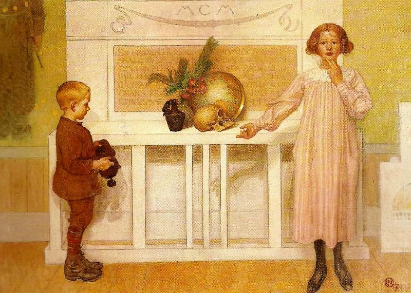 Carl Larsson livets gata-stilleben